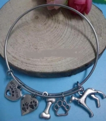 bedelarmband 'best friend' met galgo