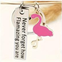 Flamingo sleutelhanger 